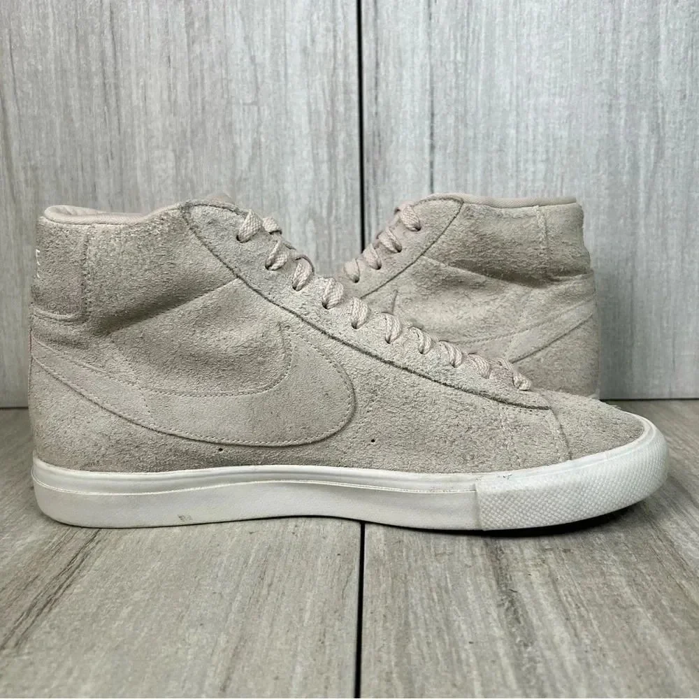 Nike Blazer Mid SlitStone Pink Suede Lace Up Sneaker Shoe Mens Size 8 Womens 9.5